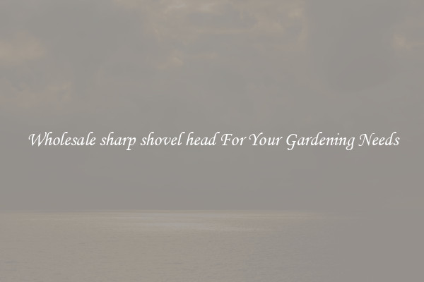 Wholesale sharp shovel head For Your Gardening Needs