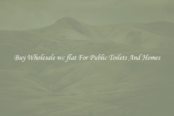 Buy Wholesale wc flat For Public Toilets And Homes