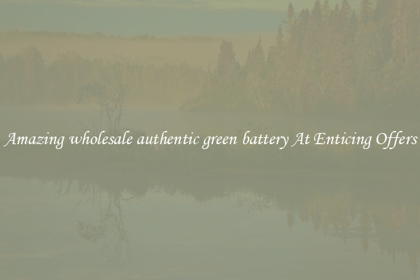 Amazing wholesale authentic green battery At Enticing Offers