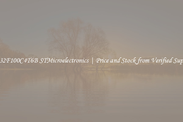 STM32F100C4T6B STMicroelectronics | Price and Stock from Verified Suppliers