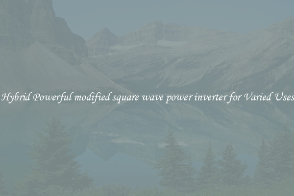 Hybrid Powerful modified square wave power inverter for Varied Uses