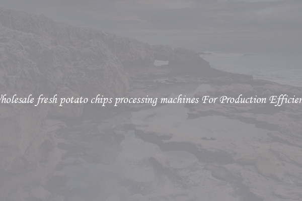 Wholesale fresh potato chips processing machines For Production Efficiency