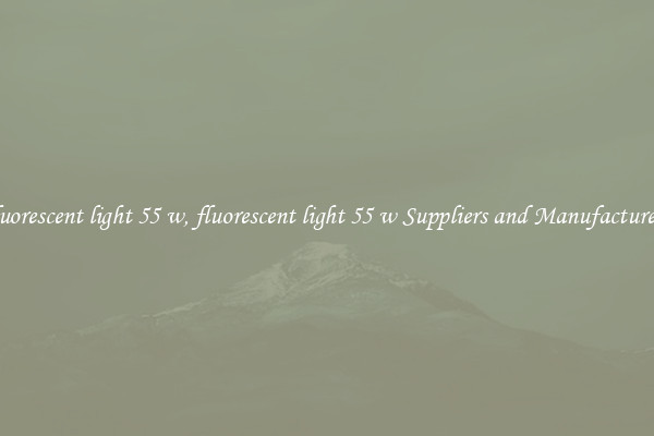 fluorescent light 55 w, fluorescent light 55 w Suppliers and Manufacturers