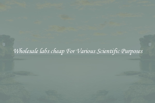 Wholesale labs cheap For Various Scientific Purposes