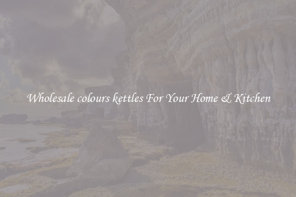 Wholesale colours kettles For Your Home & Kitchen