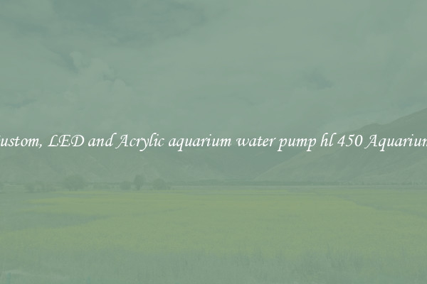 Custom, LED and Acrylic aquarium water pump hl 450 Aquariums